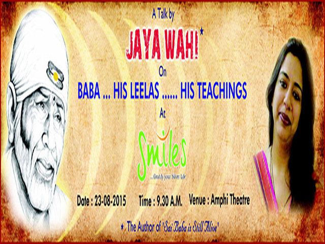 A talk on Baba.....His Leelas at SMILES 
