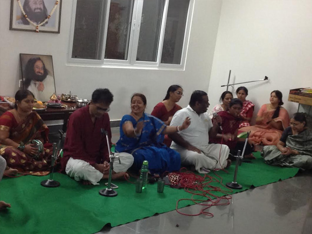 Guru Pooja, Meditation And Satsang By Art Of Living Teachers