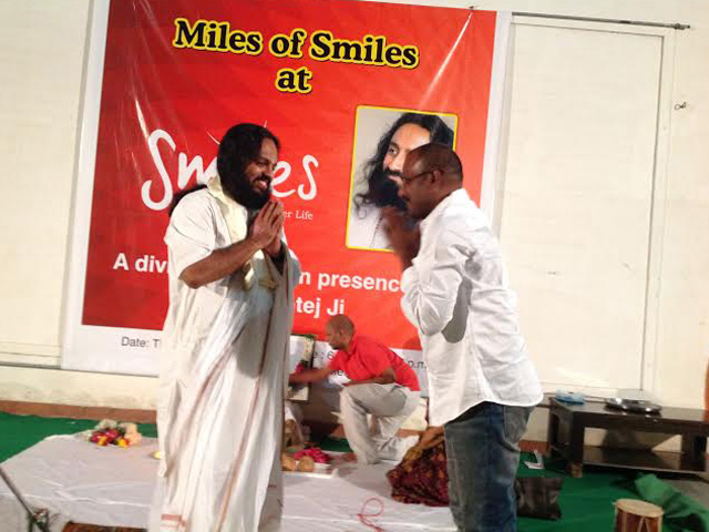 Swami Gnantej Ji Of The ART OF LIVING at SMILES 