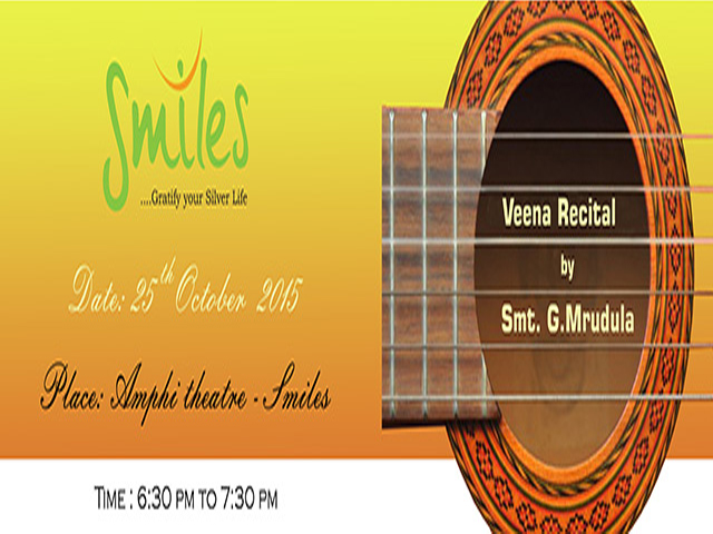 VEENA Recital by Smt. G. Mrudula  at SMILES 